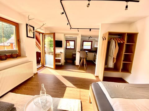 Photo of the whole room, Seating area, Dining area
