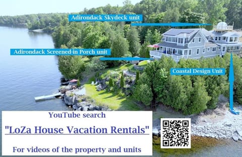 Loza house adirondack skydeck unit lake front Apartment in Lake Champlain