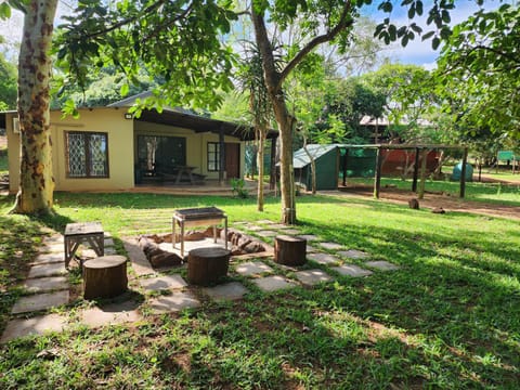 Property building, BBQ facilities, Garden view