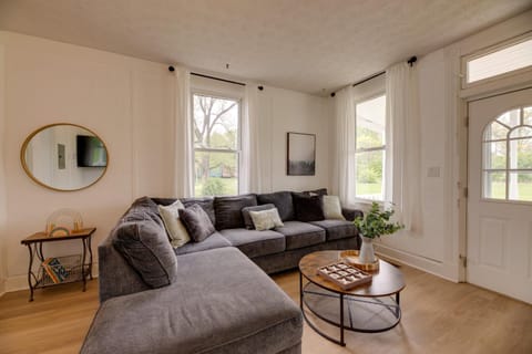 Modern Family Home in Mason with Backyard and Fire Pit House in Mason