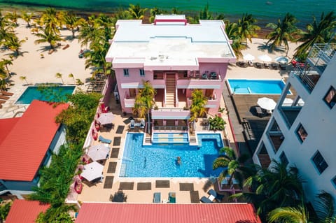 Property building, Bird's eye view, Pool view