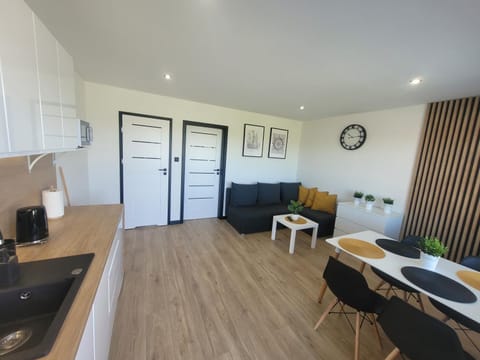 Kitchen or kitchenette, Living room, Dining area