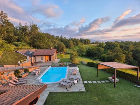Natural landscape, Garden, Pool view, Swimming pool