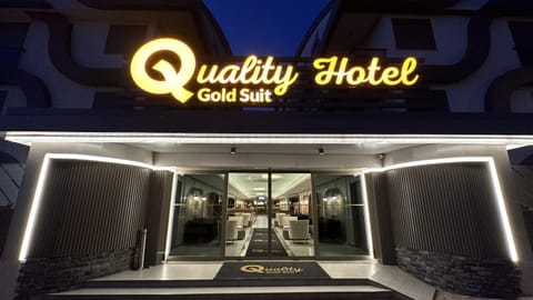 Property building, Night, Property logo or sign, Logo/Certificate/Sign, Text overlay