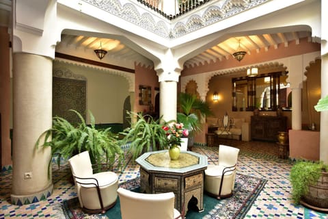 Place of worship, Lobby or reception, Garden view