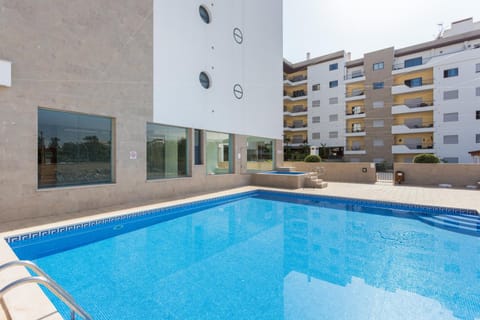 Property building, Patio, Pool view, Swimming pool