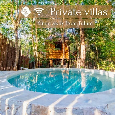 Natural landscape, Pool view, Swimming pool