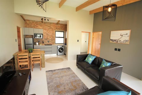 Living room, kitchen