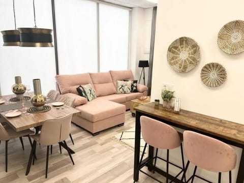 Living room, Seating area, Dining area