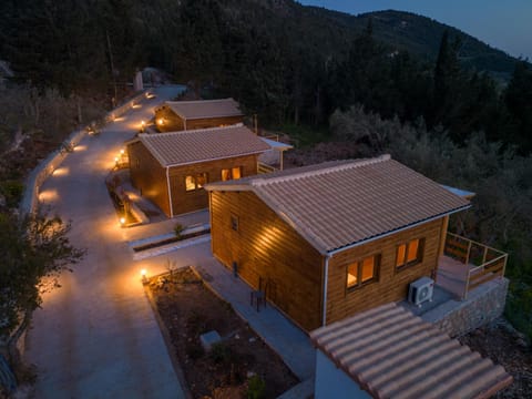 Property building, Night, Natural landscape, Mountain view
