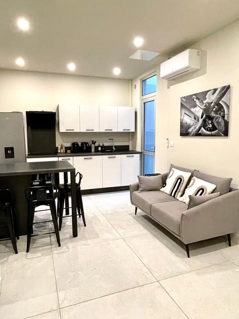 Kitchen or kitchenette, Living room, Dining area, dishwasher, minibar, pet friendly, stove, washing machine, air conditioner