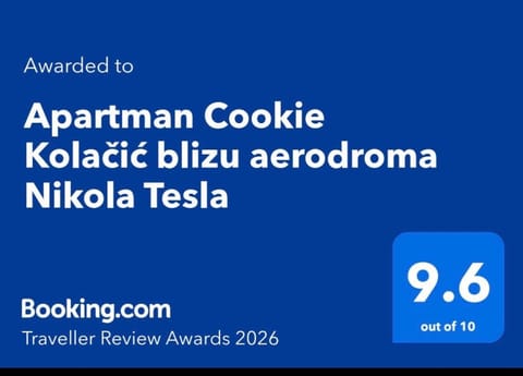 Apartman Cookie Kolačić blizu aerodroma Nikola Tesla Apartment in Belgrade