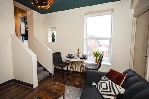 Living room, Seating area, Dining area