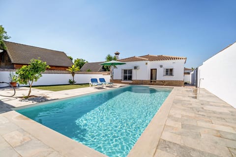 Property building, Living room, Swimming pool