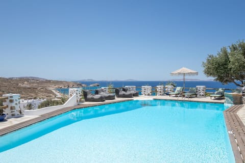 Natural landscape, Pool view, Sea view, Swimming pool