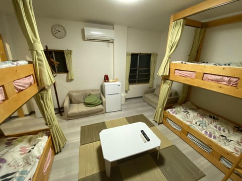 Bed, Bedroom, bunk bed, air conditioner