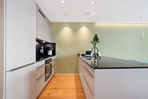 Coffee/tea facilities, Kitchen or kitchenette, dishwasher, stove