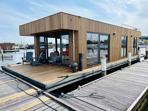 Property building, Day, Lake view