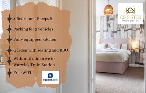 Private driveway - close to Warwick Racecourse & Warwick Castle!! House in Warwick