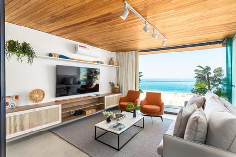 Living room, Seating area, Sea view