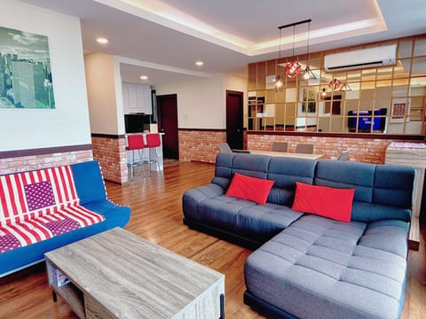 Living room, air conditioner