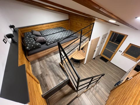 Bed, Kitchen or kitchenette, Living room, Photo of the whole room, Seating area, Bedroom