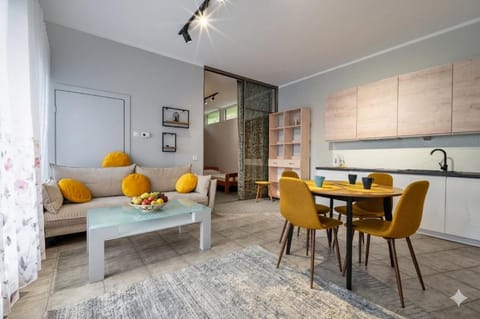 Kitchen or kitchenette, Living room, Dining area