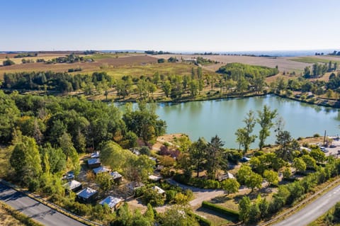 Natural landscape, Bird's eye view, Lake view, River view