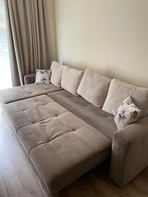 Bed, Living room, Photo of the whole room, Seating area