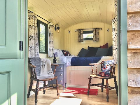 Property building, Seating area, Bedroom