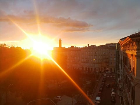 Sunset, Quiet street view