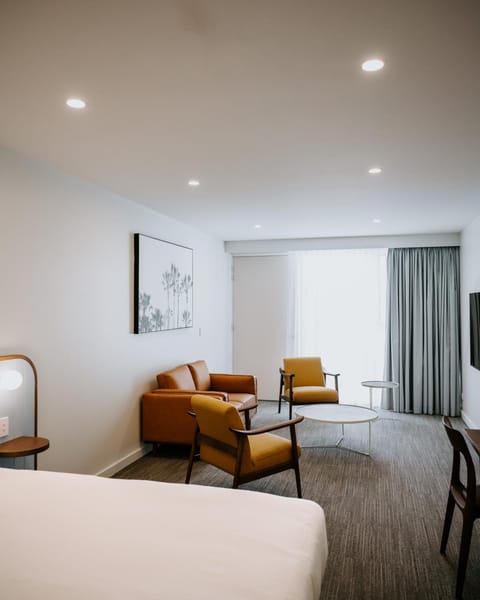 Bed, Living room, Seating area, Bedroom