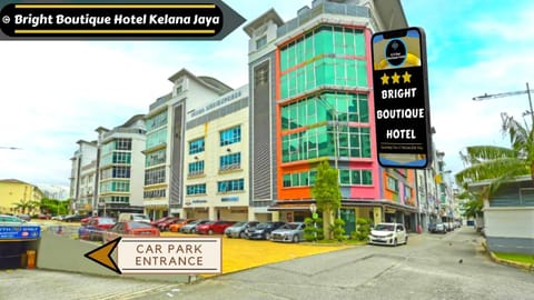 Property building, Property logo or sign, Property logo or sign, Parking