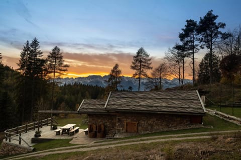 Property building, Mountain view, Sunset