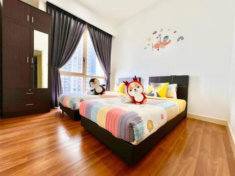Bed, Decorative detail, Bedroom, children, young children, air conditioner
