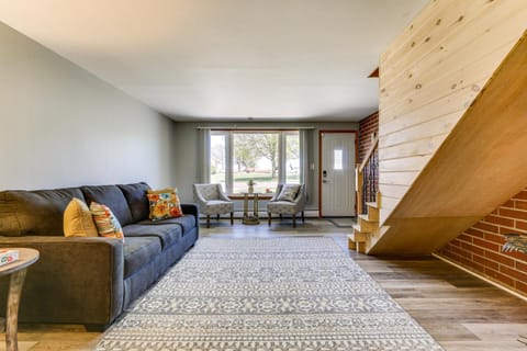 Indian Lake Vacation Rental with Fire Pit and Sauna House in Indian Lake