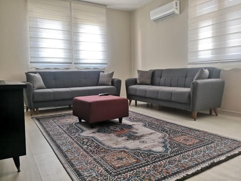 Living room, Seating area, air conditioner
