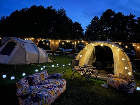 Night, Natural landscape, Garden