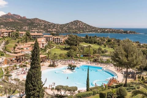 Natural landscape, Bird's eye view, Sea view, Swimming pool