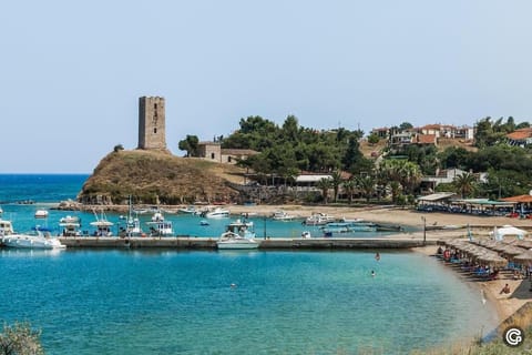 Natural landscape, Beach, City view, Sea view