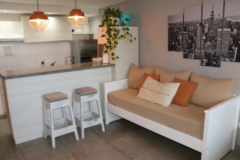 Living room, kitchen