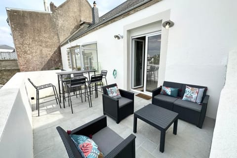Charmante maison Terrasse Vue sur le port House in Brittany