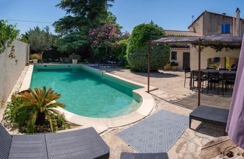 Patio, Day, Garden, Pool view, Swimming pool, sunbed