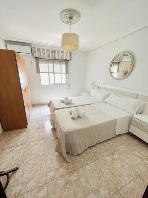 Bed, Photo of the whole room, Bedroom, towels, wardrobe