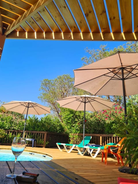 Patio, Day, Garden, Pool view, Swimming pool, sunbed