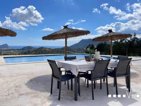 Patio, Natural landscape, Swimming pool