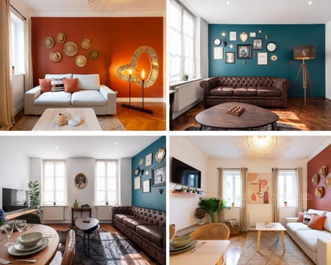Bohemian Bakoua & Chesterfield Cottage, hyper-centre Apartment in Metz