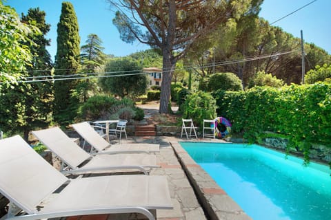 Property building, Living room, Swimming pool