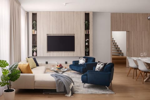 Living room, Seating area, Dining area