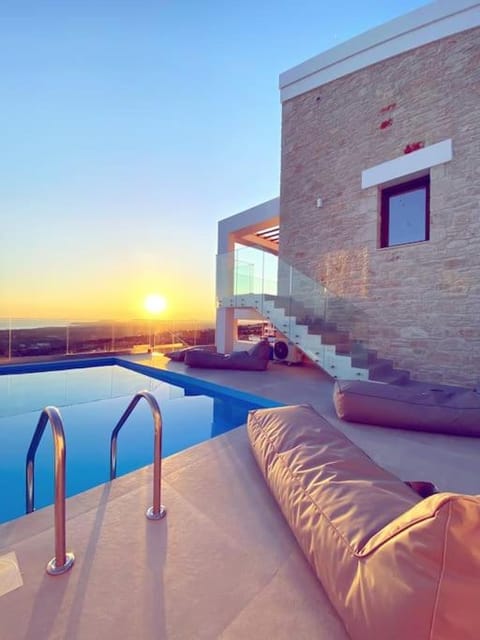 Swimming pool, Sunset